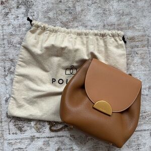 Polene Numero Un Mini Duo Camel bag
